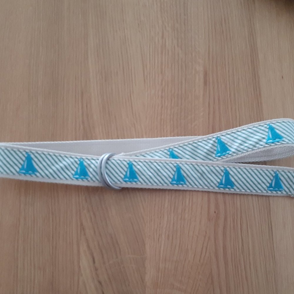 L.L. Bean Sailboat Belt Size S/M